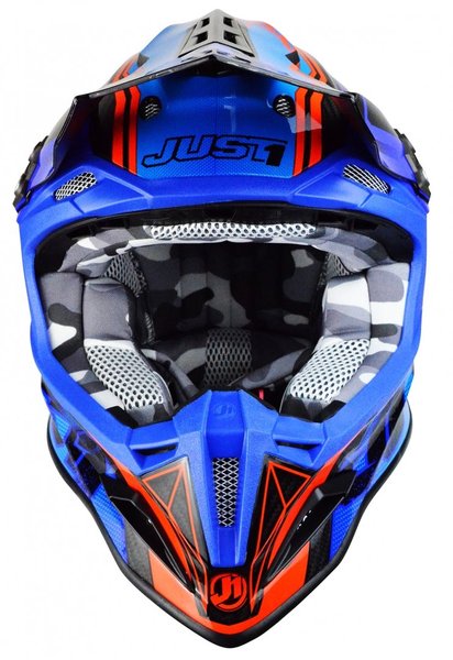 JUST1 Helmet J12 Dominator Blue-Red