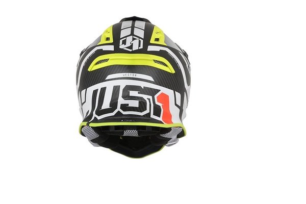 JUST1 Helmet J12 PRO Vector White-Yellow Fluor-Carbon