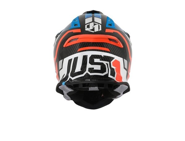 JUST1 Helmet J12 PRO Vector Orange-Blue Carbon
