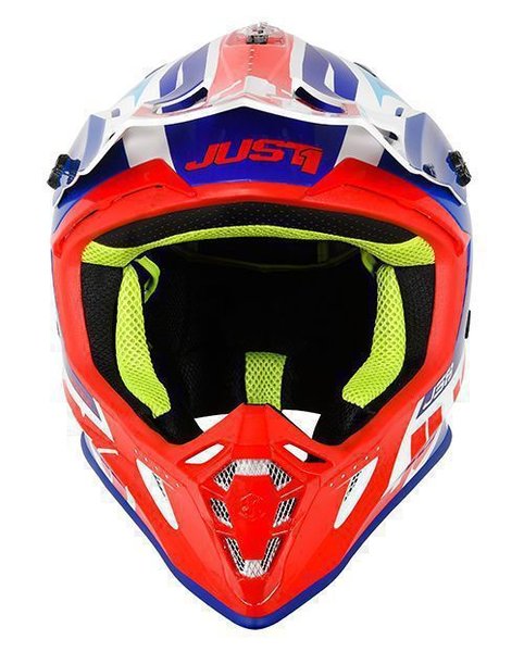 JUST1 Helmet J38 Blade Blue-Red-White Helmet
