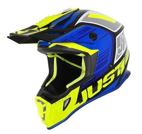 JUST1 Helmet J38 Blade Blue-Yellow Fluor-Black